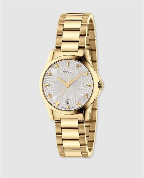 reloj gucci mujer dorado precio|reloj de Gucci mujer.